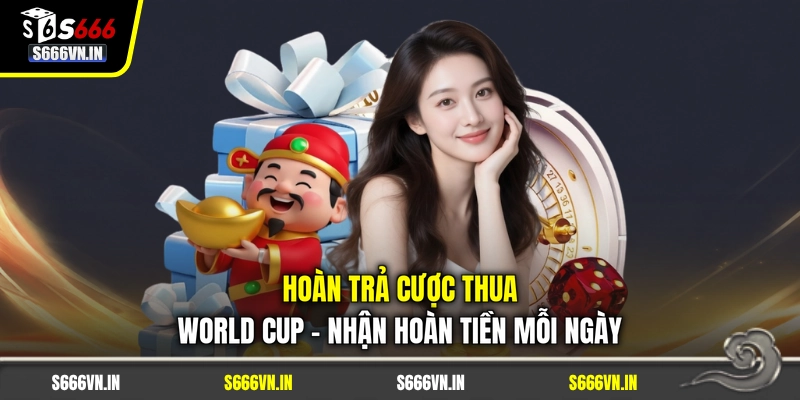Hoàn Trả Cược Thua World Cup - Nhận Hoàn Tiền Mỗi Ngày 1 Hoàn Trả Cược Thua World Cup - Nhận Hoàn Tiền Mỗi Ngày